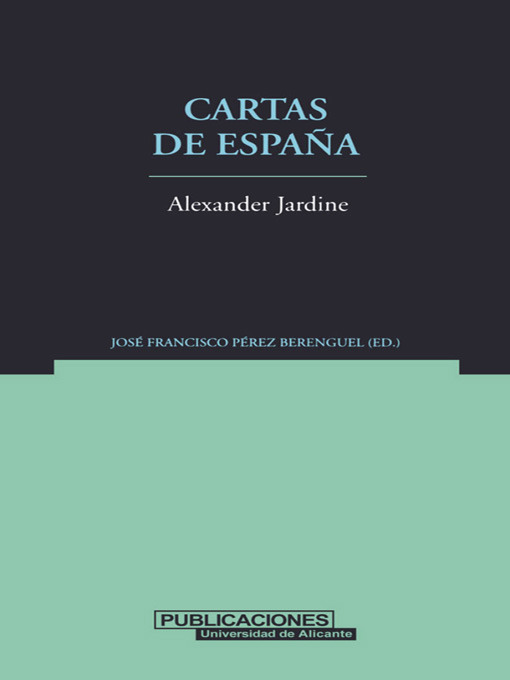 Cover image for Cartas de España